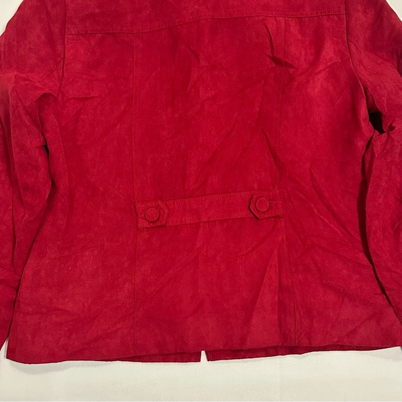 Denver Hanes Cozy Classics Ruban Red Women’s Jacket Size L - Picture 8 of 13